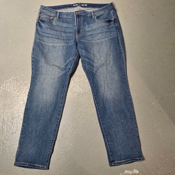 Old Navy Mid-Rise Power Slim Straight Jeans sz18 - Picture 1 of 7